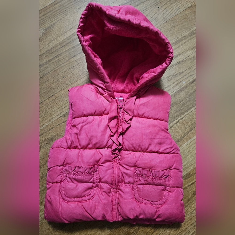 Old Navy Pink Kids Puffer Vest